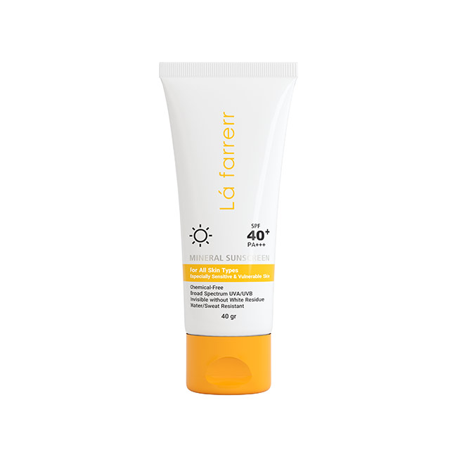 ضدآفتاب مینرال بیرنگ لافارر مناسب انواع پوست به ویژه پوست حساس +SPF40 1 ضدآفتاب مینرال بیرنگ لافارر مناسب انواع پوست به ویژه پوست حساس +SPF40